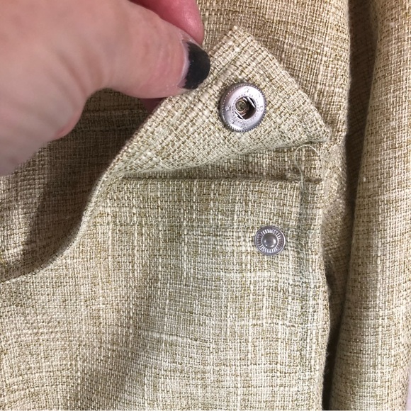 Avec Les Filles Crop Hooded Jacket Size S Lime Green Long Sleeve - Picture 3 of 7